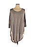 Deletta Gray Short Sleeve Top Size XL - photo 1
