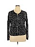 New York & Company 100% Cotton Gray Cardigan Size XL - photo 1