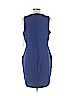 Bisou Bisou Blue Casual Dress Size 14 - photo 2