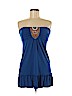 Belle Du Jour Blue Tube Top Size M - photo 1