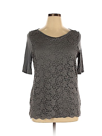 Soho JEANS NEW YORK & COMPANY Short Sleeve Blouse (view 1)