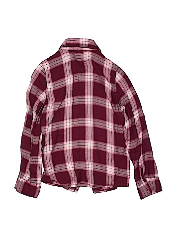 Justice Long Sleeve Button-Down Shirt (view 2)