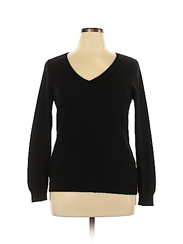 Ann Taylor Factory Cashmere Pullover Sweater (view 1)