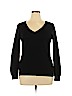 Ann Taylor Factory 100% Cashmere Black Cashmere Pullover Sweater Size XL - photo 1