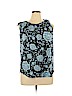 Ann Taylor LOFT Outlet Blue Sleeveless Top Size XL - photo 1