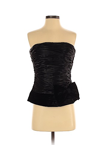 Carmen Marc Valvo Collection Sleeveless Silk Top (view 1)