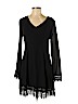 Hot Topic 100% Polyester Black Casual Dress Size M - photo 1