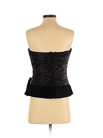 Carmen Marc Valvo Collection Sleeveless Silk Top (view 2)