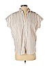 Madewell 100% Cotton White Short Sleeve Button-Down Shirt Size XS - photo 1