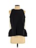 Ann Taylor 100% Polyester Black Sleeveless Blouse Size S (petite) - photo 1