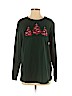 Quacker Factory Green Long Sleeve T-Shirt Size M - photo 1