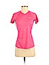 Nike 100% Polyester Pink Active T-Shirt Size S - photo 1