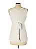 Hot Kiss 100% Viscose White Sleeveless Top Size L - photo 2