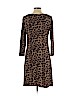 MICHAEL Michael Kors Brown Casual Dress Size L - photo 2