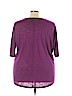 Maurices Pink 3/4 Sleeve Top Size 24 (3) - photo 2