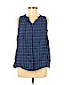 J. McLaughlin Blue Sleeveless Blouse Size M - photo 1