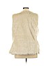 Old Navy 100% Polyester Ivory Faux Fur Vest Size XL - photo 2