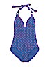 DKNY Blue One Piece Swimsuit Size 6 - photo 1