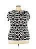 Worthington Black Short Sleeve Top Size 3X - photo 1