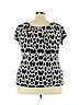 Worthington Black Short Sleeve Top Size 3X - photo 2