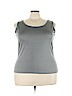 Ashley Stewart Gray Sleeveless Top Size 26 - photo 1