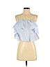 Aqua Blue Sleeveless Blouse Size S - photo 1