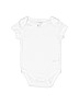 Little Me 100% Cotton White Short Sleeve Onesie 0-3 MO / 3 MO - photo 1