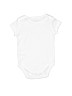 Little Me 100% Cotton White Short Sleeve Onesie 0-3 MO / 3 MO - photo 2