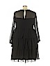 ELOQUII 100% Polyester Black Casual Dress Size 24 - photo 2