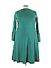ELOQUII 100% Cotton Green Casual Dress Size 22 - photo 1