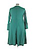 ELOQUII 100% Cotton Green Casual Dress Size 22 - photo 2