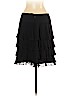 Ann Taylor LOFT 100% Polyester Black Casual Skirt Size 4 (petite) - photo 2