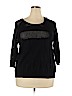 Lane Bryant Black Long Sleeve Top Size 18 - 20 Plus - photo 1