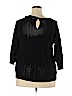 Lane Bryant Black Long Sleeve Top Size 18 - 20 Plus - photo 2