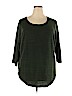 Avenue 100% Acrylic Green Pullover Sweater Size 18 - 20 Plus - photo 1