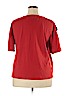 ELOQUII 100% Cotton Red Short Sleeve T-Shirt Size 18 - 20 Plus - photo 2