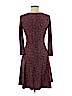Almost Famous 100% Cotton Burgundy Casual Dress Size M - photo 2