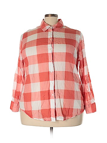 Lane Bryant Long Sleeve Button-Down Shirt (view 1)