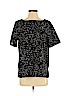 Eileen Fisher 100% Cotton Black Short Sleeve Blouse Size S - photo 1