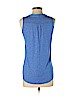 Moa Moa Blue Sleeveless Henley Size S - photo 2
