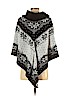 Candie's 100% Acrylic White Poncho Size M - photo 2