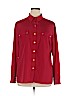 Jones New York Collection 100% Polyester Red Long Sleeve Blouse Size 16 - photo 1