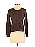 H&M 100% Cotton Brown Cardigan Size S - photo 1