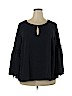 Lane Bryant Blue 3/4 Sleeve Blouse Size 18 - photo 1