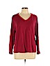 Anybody Red Long Sleeve T-Shirt Size L (petite) - photo 1
