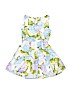 The Children's Place 100% Polyester Floral White Dress Size 5 - photo 2
