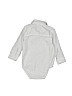 OshKosh B'gosh 100% Cotton Gray Long Sleeve Onesie Size 12-18 mo - photo 2