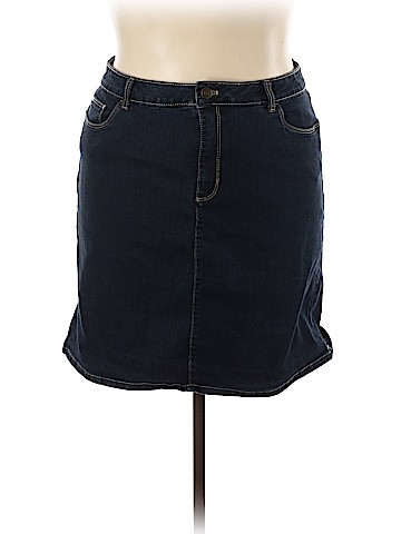 Croft & Barrow Denim Skirt (view 1)