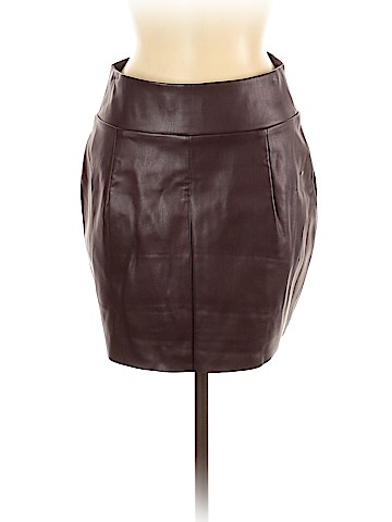 Express Faux Leather Skirt (view 1)