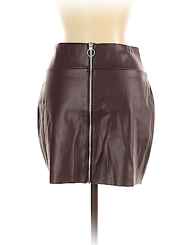 Express Faux Leather Skirt (view 2)
